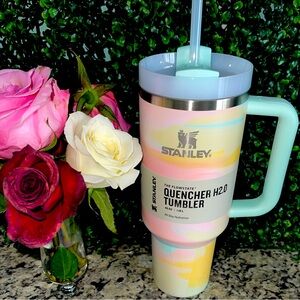40oz Stanley Quencher - Taylor Swift! Pastel Brushstrokes